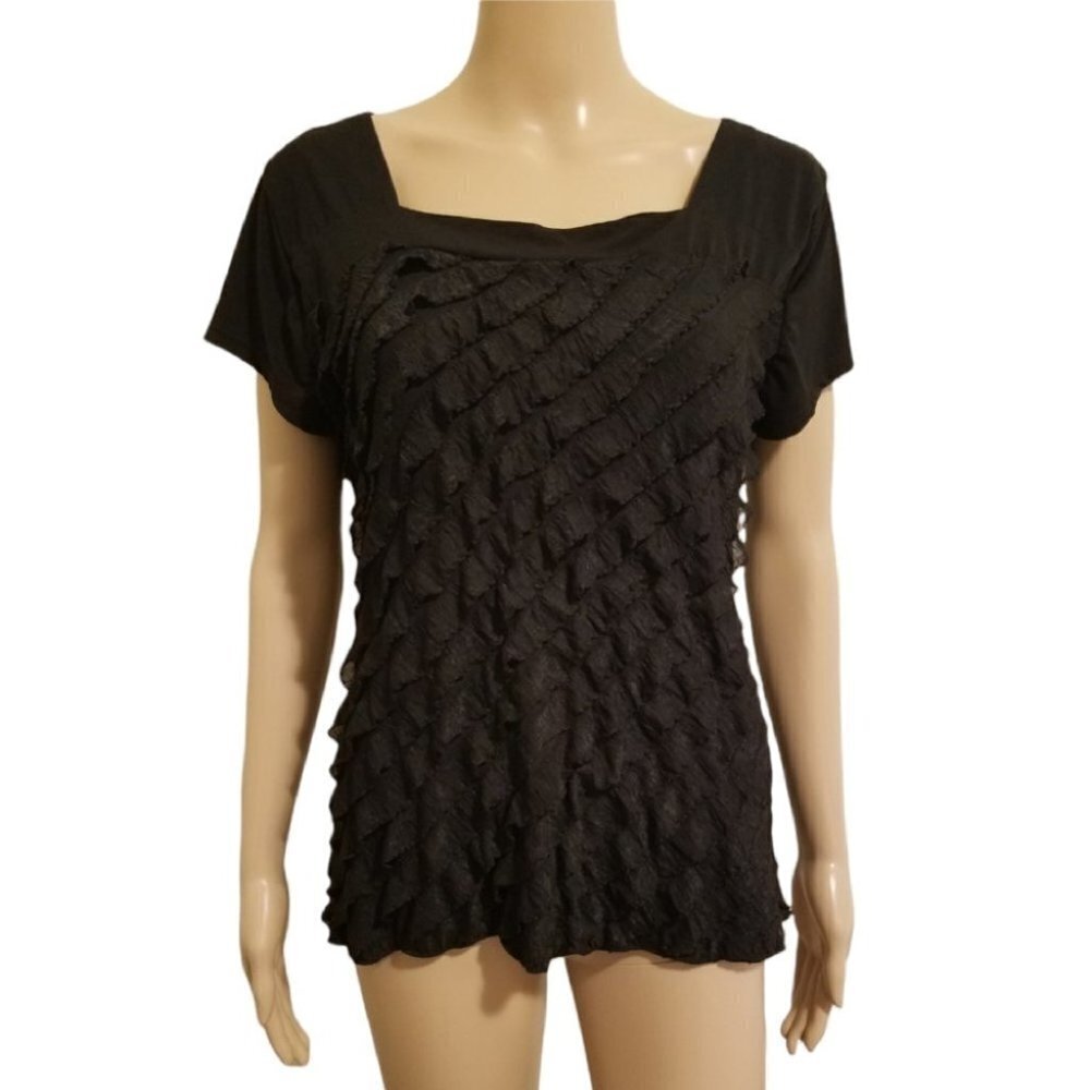 Ruffle Top by Double Take